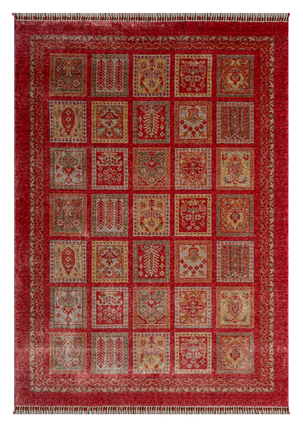 Koza Halı Heriz A0985A Bordo