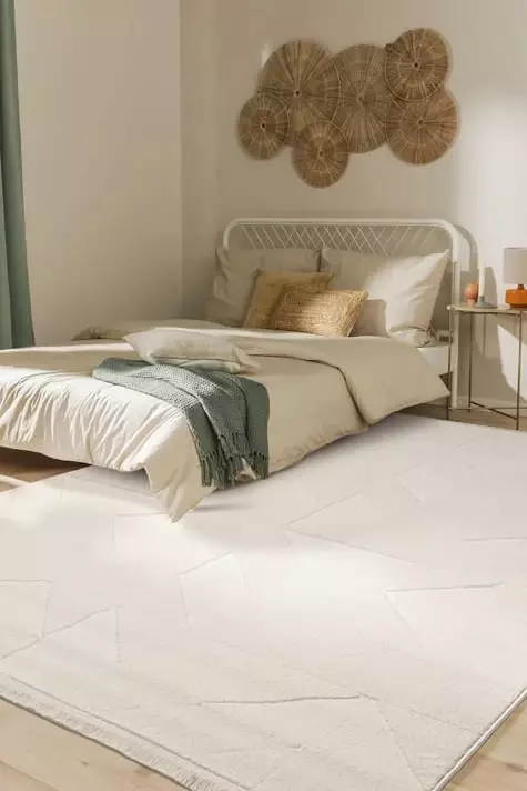Moqa Halı Babil 2704 Beyaz